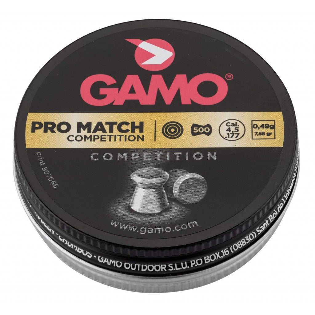 500 Plombs Pro match compétition - GAMO - Calibre 4.5mm