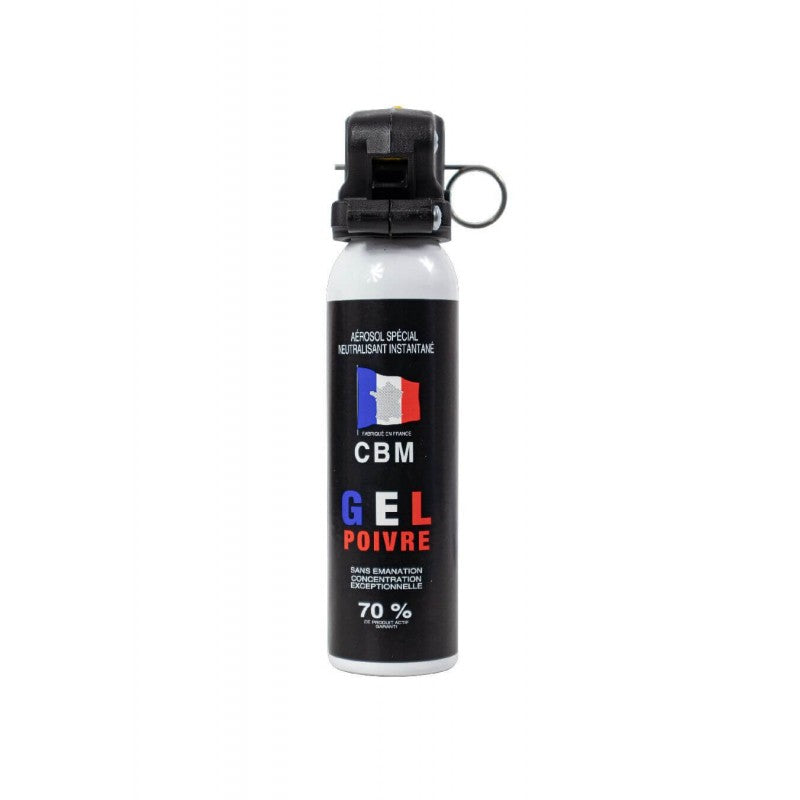 Bombe Lacrymogène CBM - Gel Poivre avec poignée 100ML