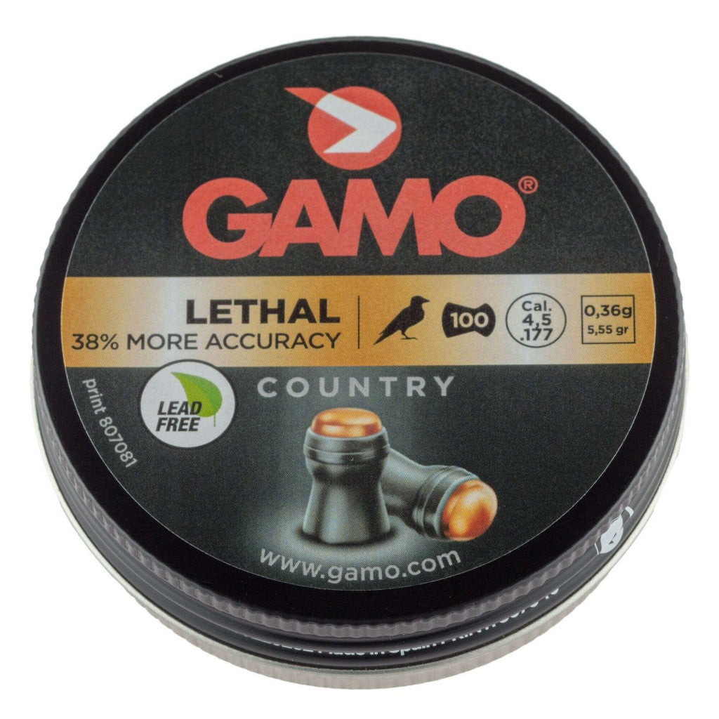 100 Plombs Lethal - GAMO - Calibre 4.5mm